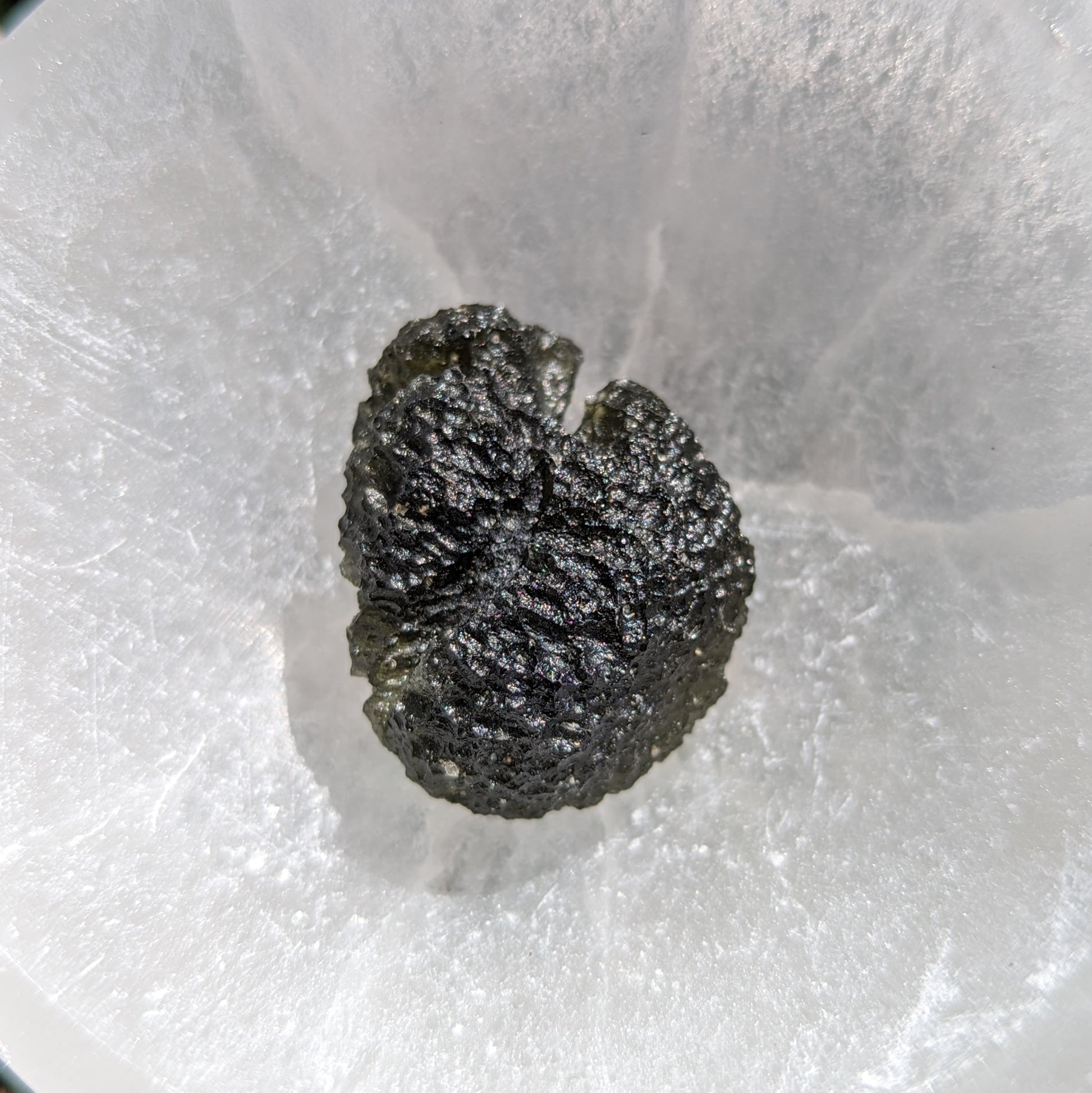 Top Grade AAA - 58ct Collectors Genuine Moldavite Natural Specimen - Locality: Czech Republic - Earth Family Crystals