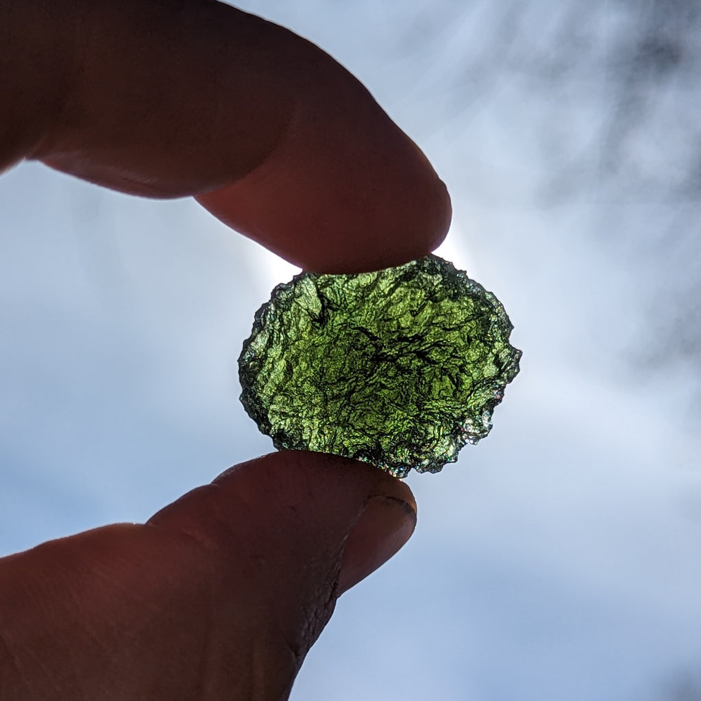 AAA Grade! Genuine Moldavite ~Cosmic Moldavite Tektite Crystal~ Natural Moldavite - Earth Family Crystals
