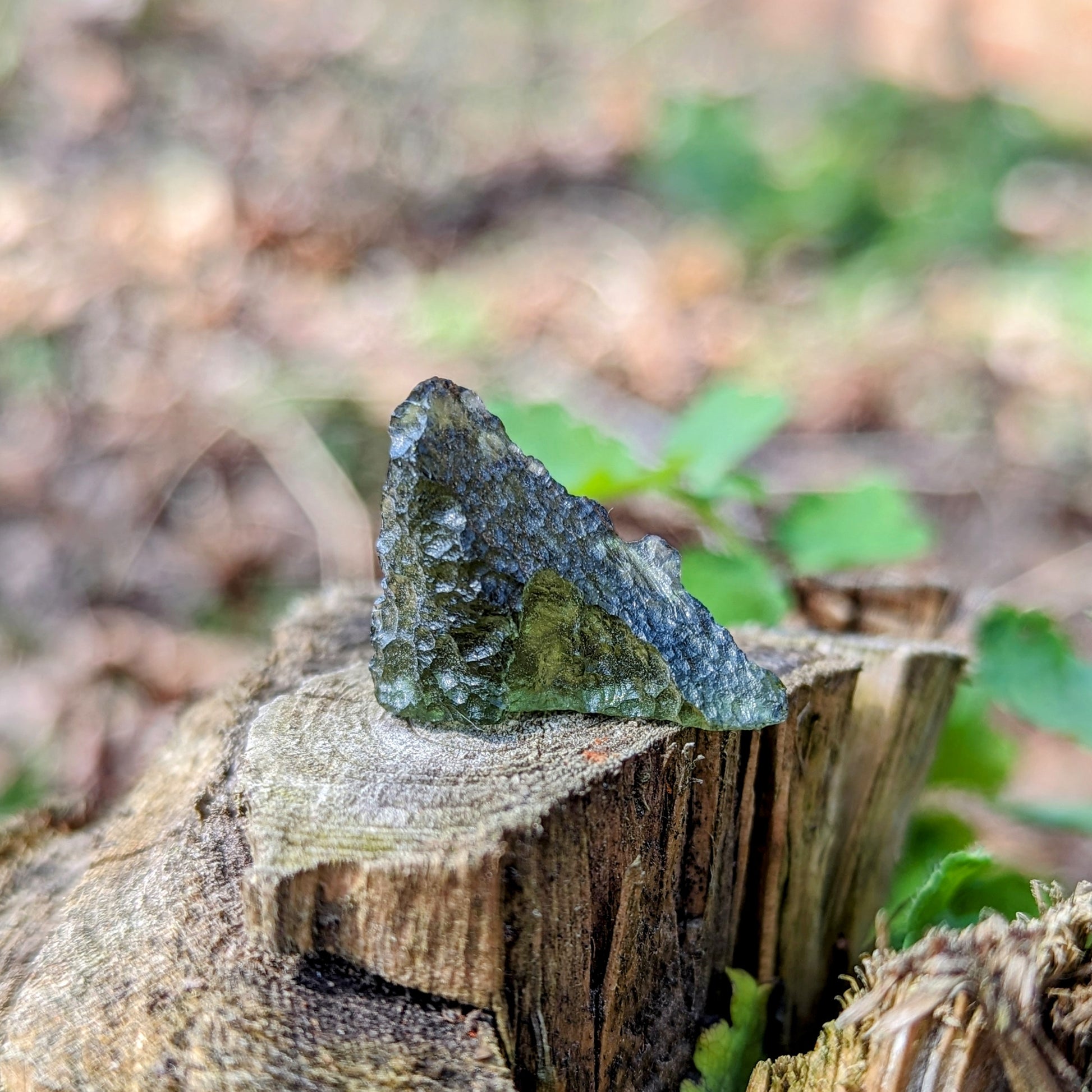 Genuine Moldavite ~Extraterrestrial Energies~ Cosmic Moldavite Tektite Crystal~ Natural Moldavite - Earth Family Crystals
