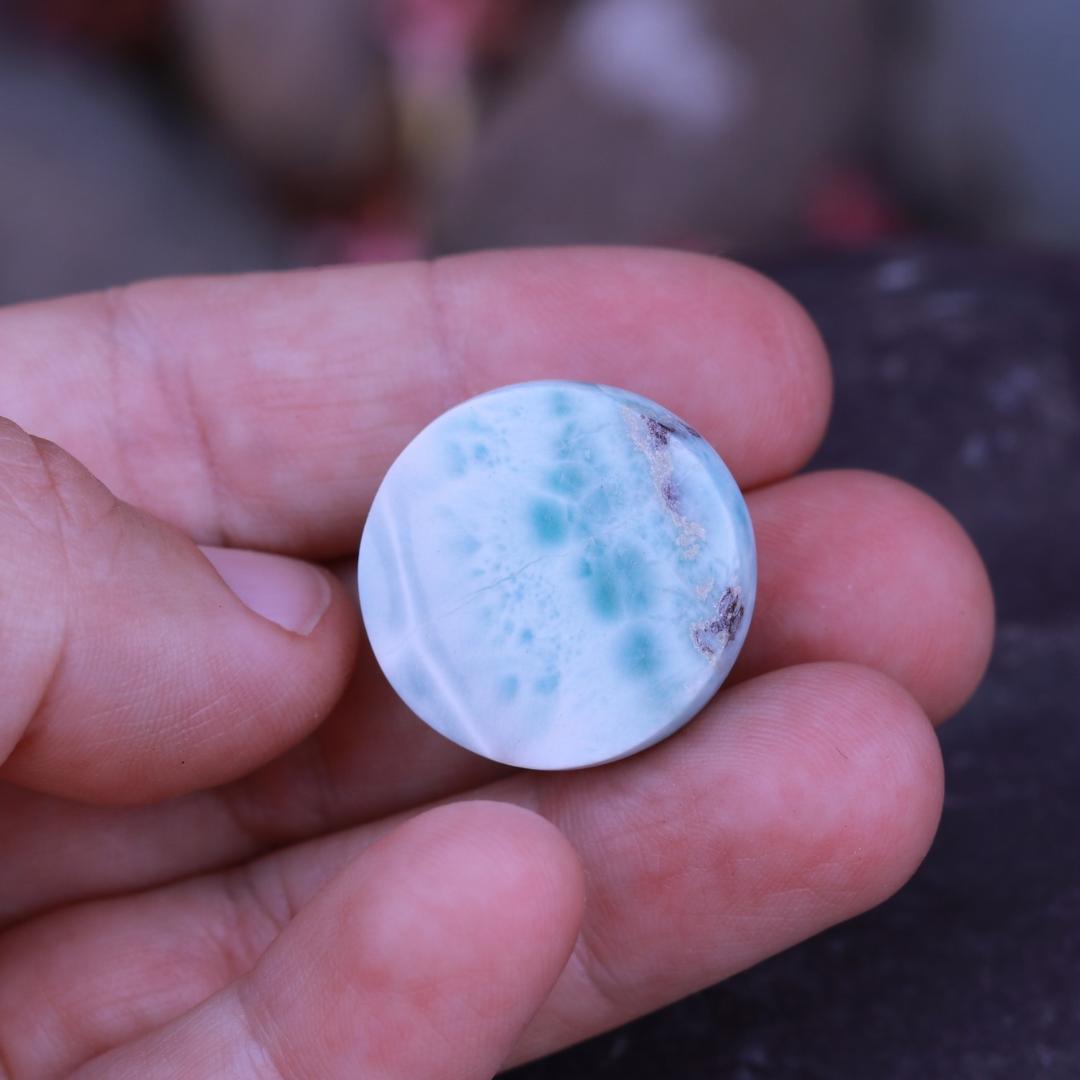 Larimar Cabochon - Grade A Quality