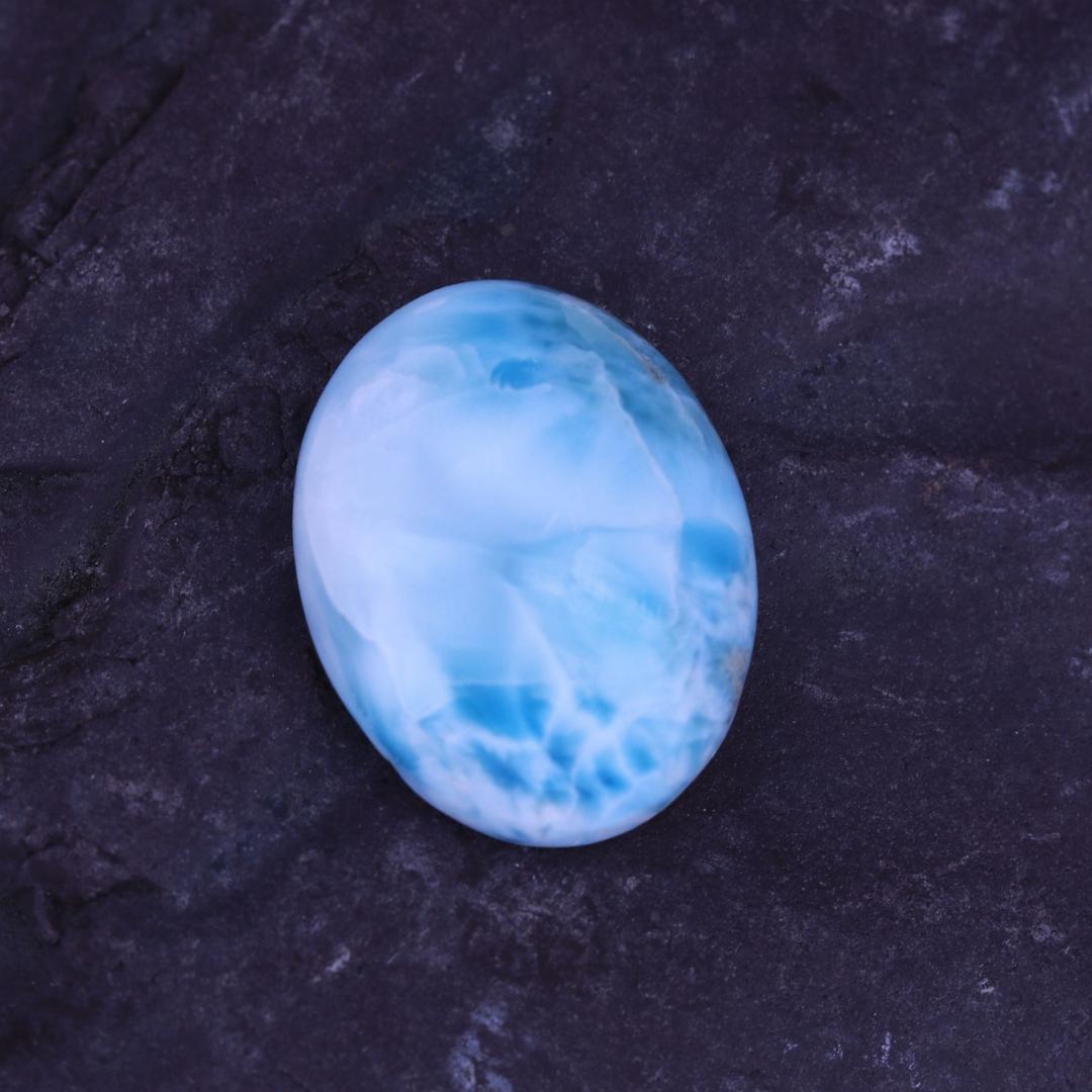 Gorgeous Blue Larimar Cabochon Crystal