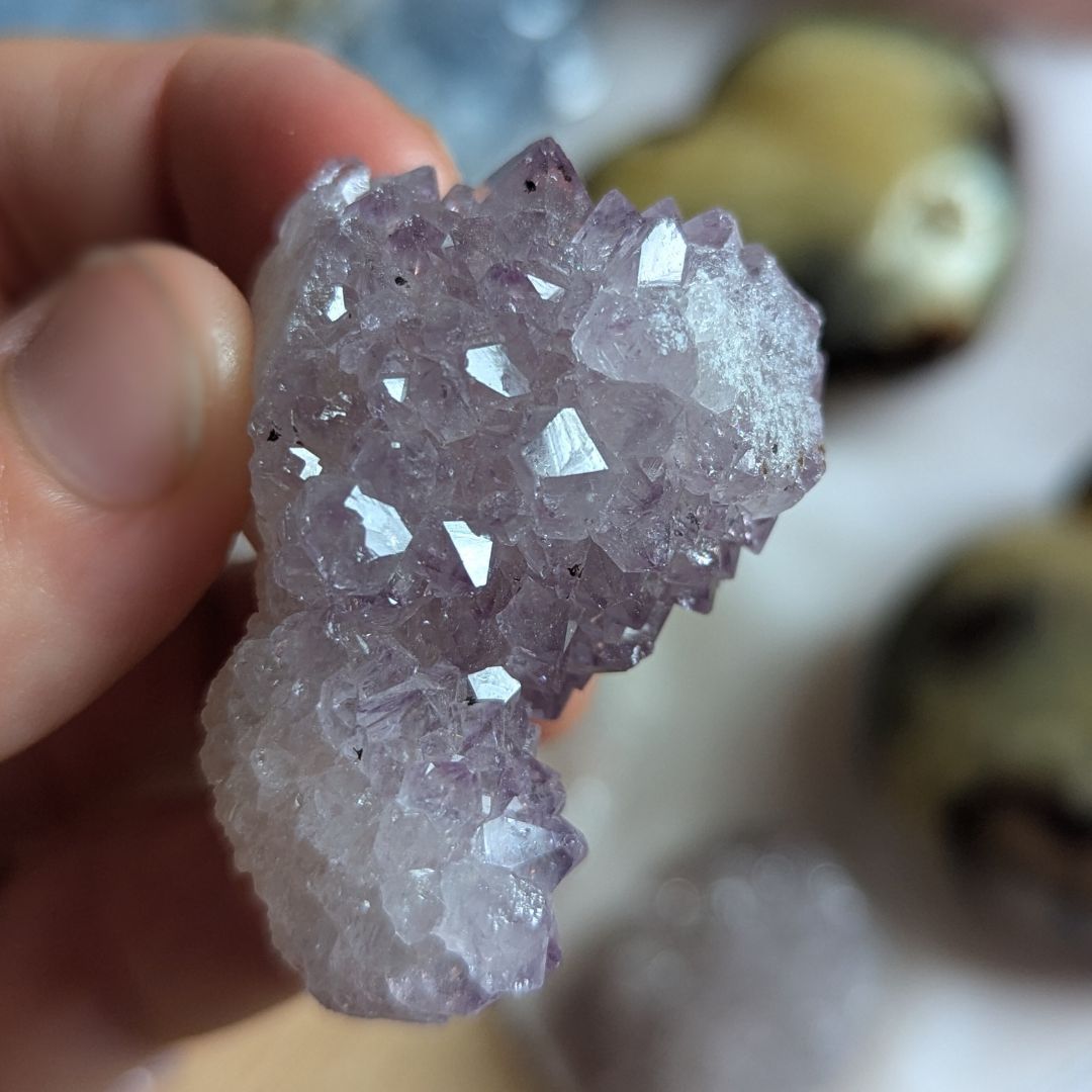 Gemmy Amethyst Flower Stalactite
