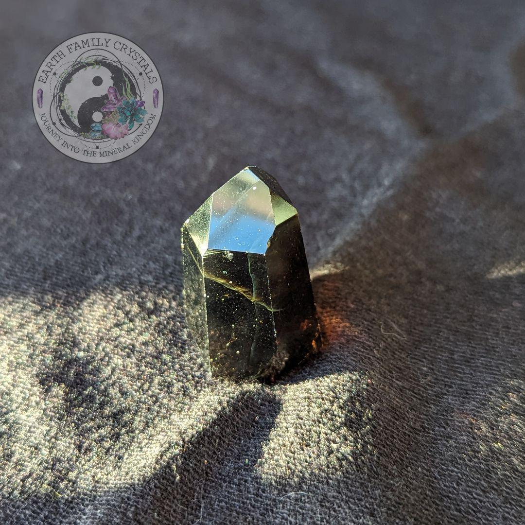 Smoky Quartz Mini Polished Point ~ Protective and Grounding Display Point ~ - Earth Family Crystals