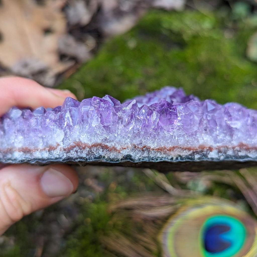 Vibrant Purple Amethyst Crystal Cluster ~ Positive Energy and Emotional Balance - Earth Family Crystals