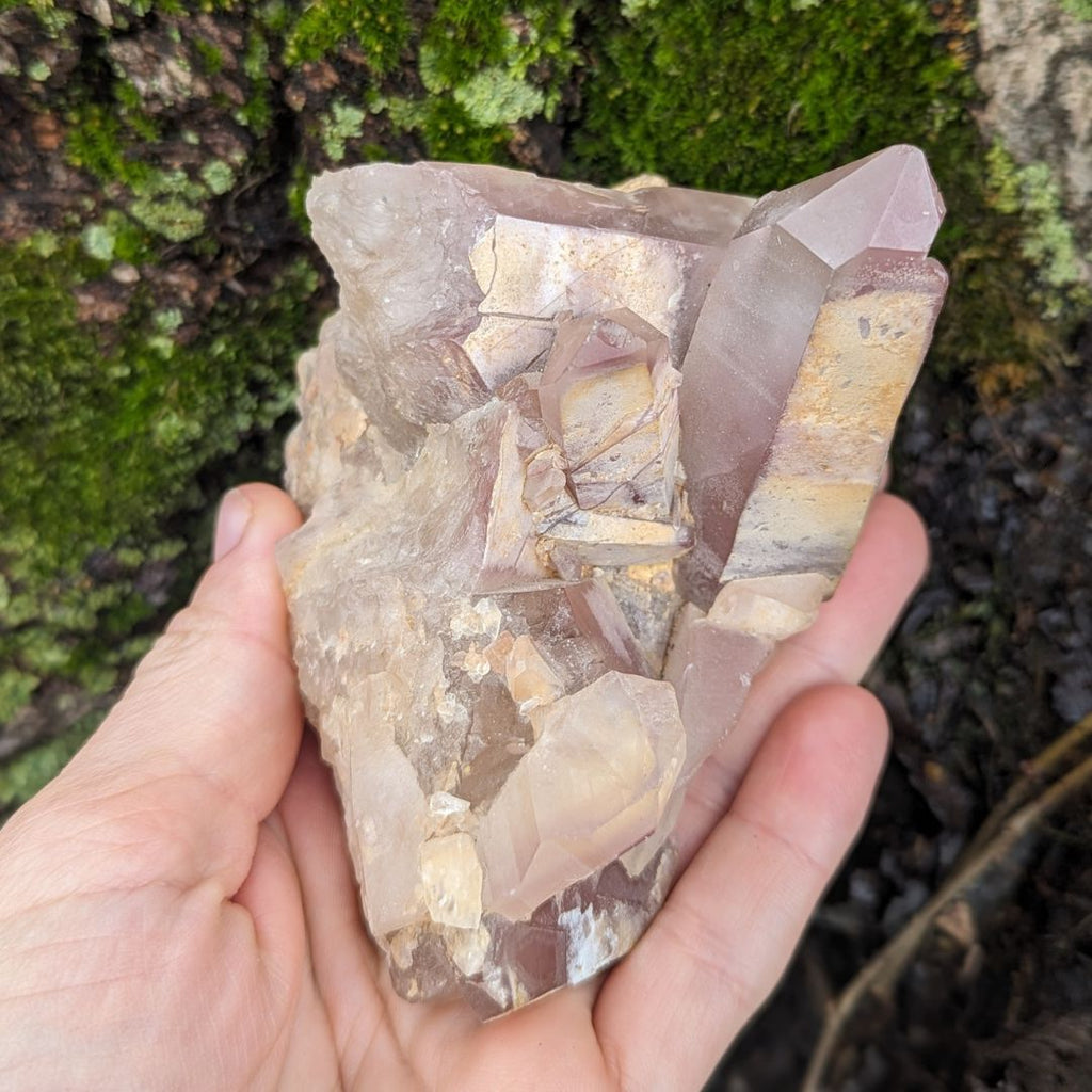 Rare Find, Delicious Pink Lithium Quartz from Brazil - Earth Family Crystals