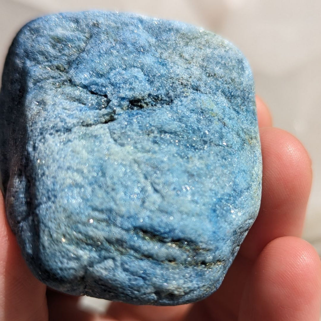 Luminescent Blue Scheelite ~ TUCSON TREASURE!~ Massive Aura Cleansing Effect ~ Large Raw Pieces - Earth Family Crystals