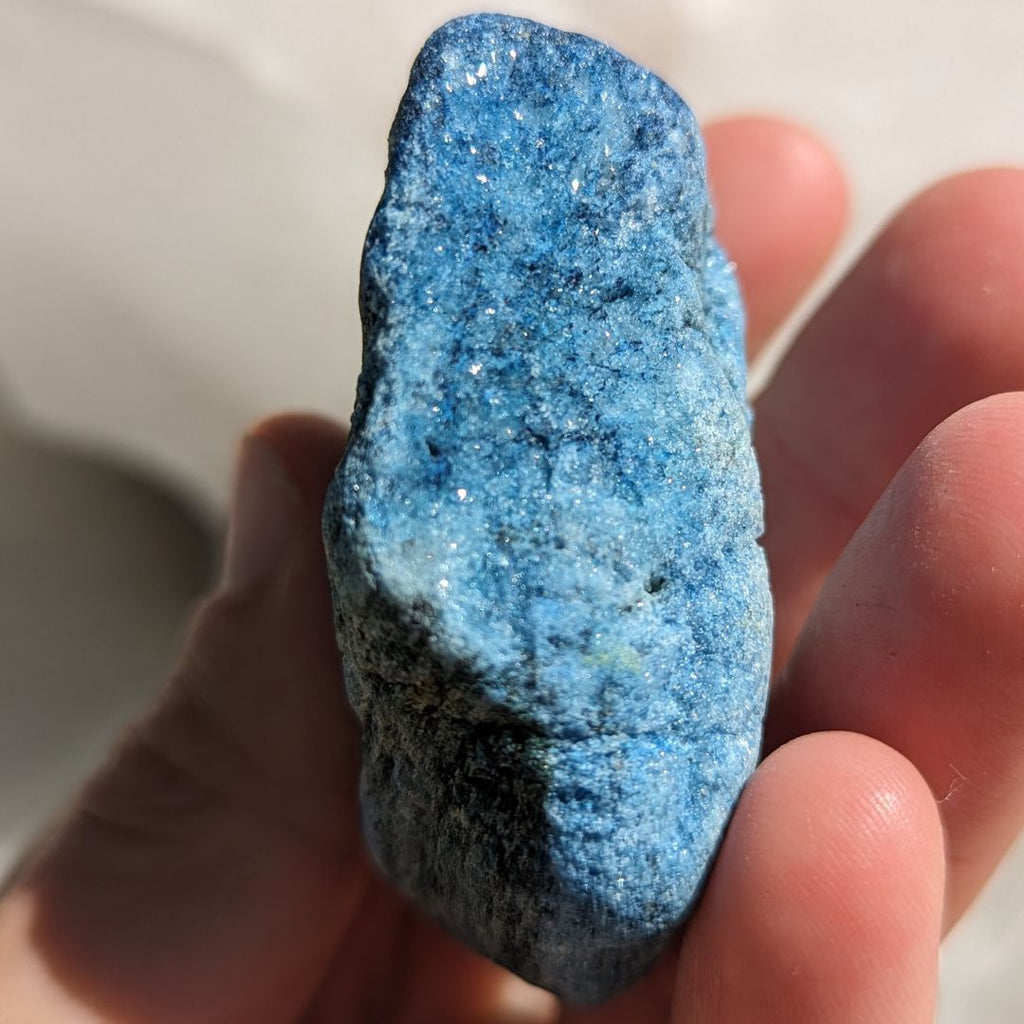 Luminescent Blue Scheelite ~ TUCSON TREASURE!~ Massive Aura Cleansing Effect ~ Large Raw Pieces - Earth Family Crystals