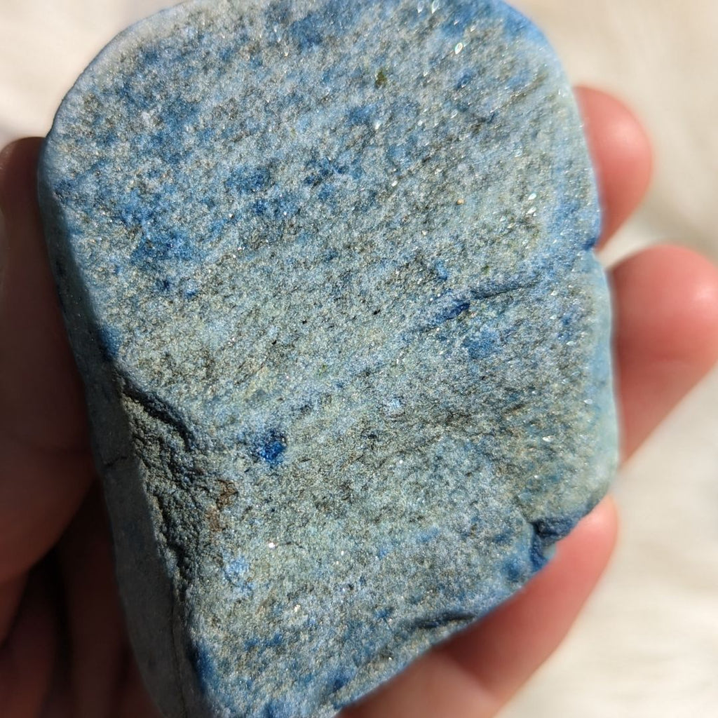 Luminescent Blue Scheelite ~ TUCSON TREASURE!~ Massive Aura Cleansing Effect ~ Large Raw Pieces - Earth Family Crystals