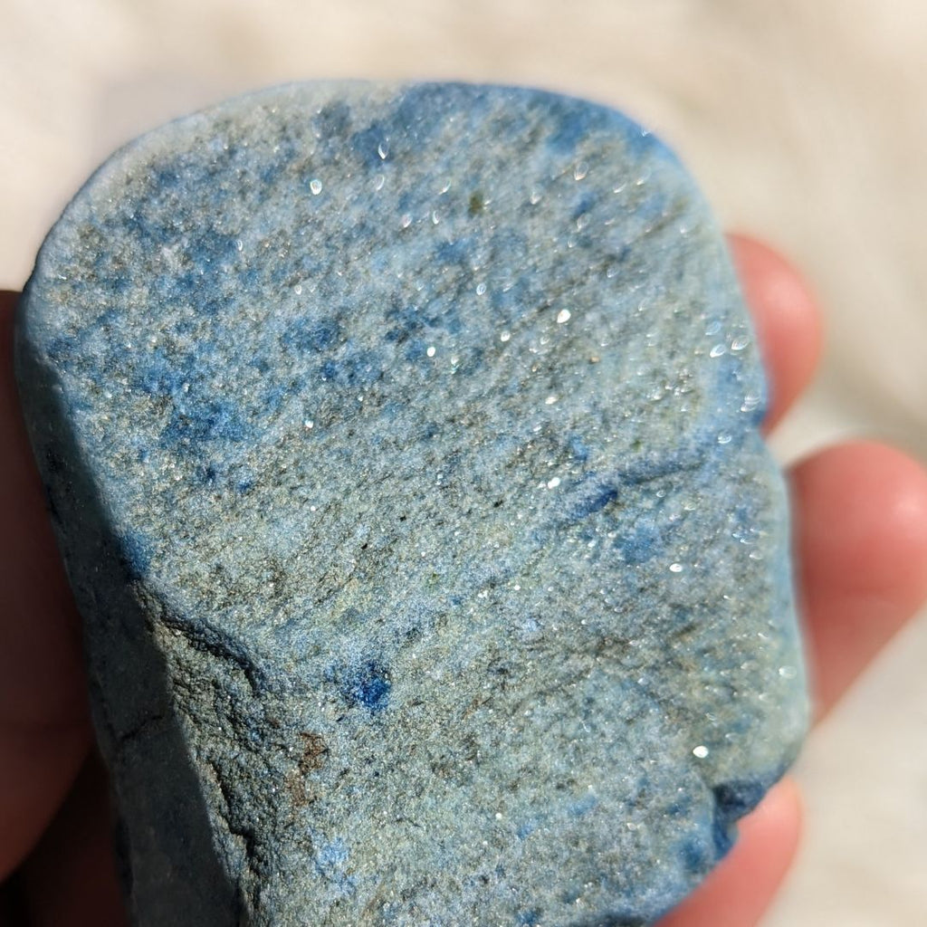 Luminescent Blue Scheelite ~ TUCSON TREASURE!~ Massive Aura Cleansing Effect ~ Large Raw Pieces - Earth Family Crystals