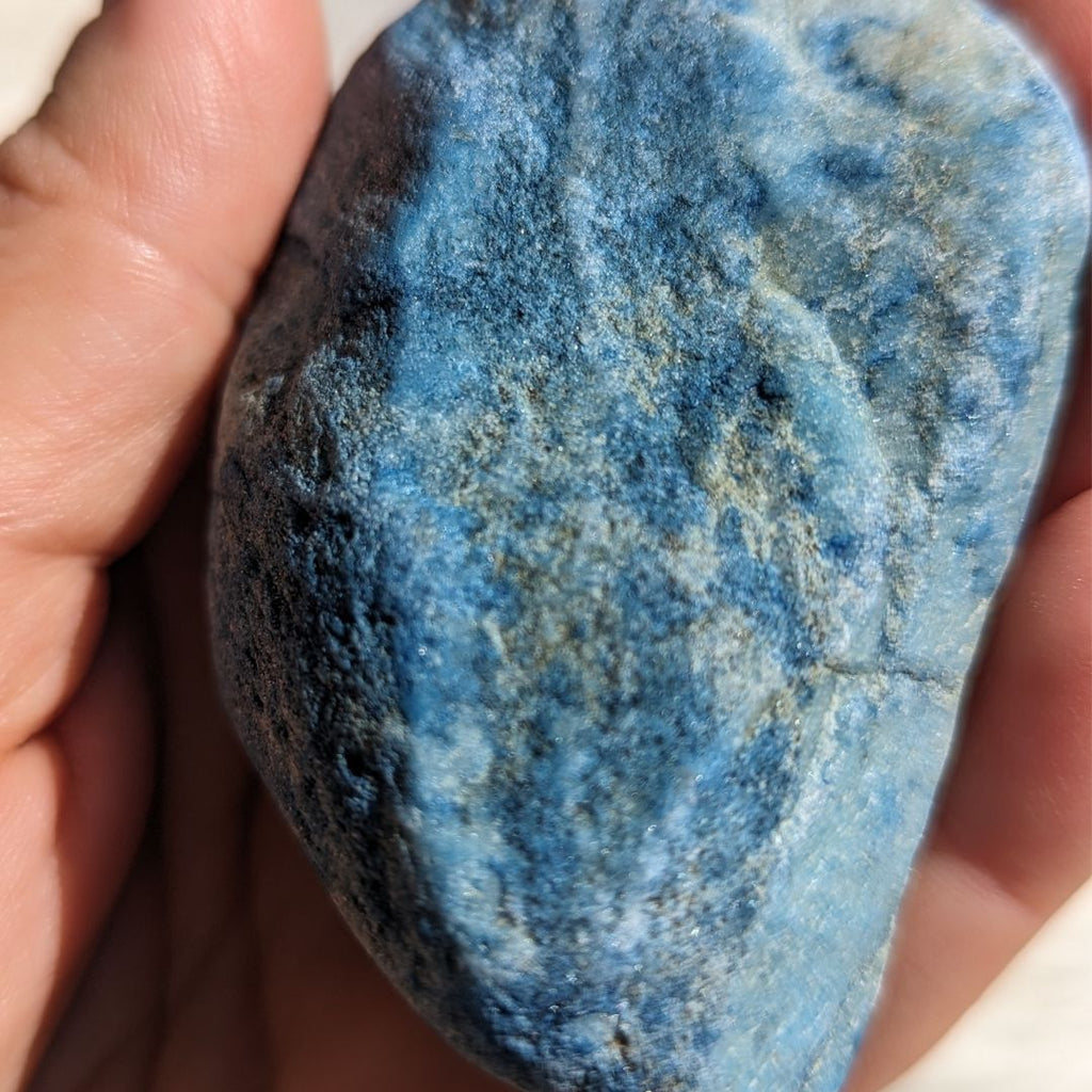 Luminescent Blue Scheelite ~ TUCSON TREASURE!~ Massive Aura Cleansing Effect ~ Large Raw Pieces - Earth Family Crystals