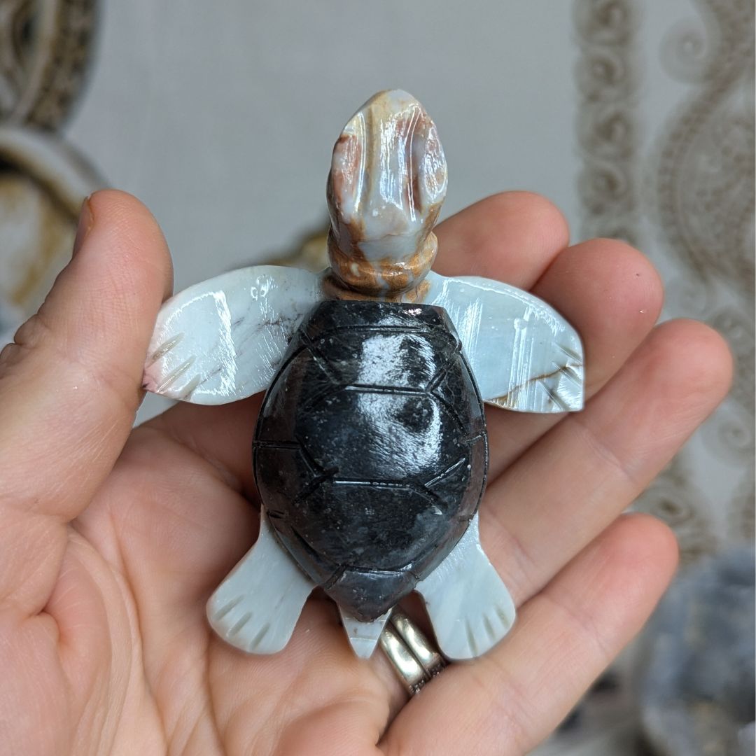 Soapstone Sea Turtles