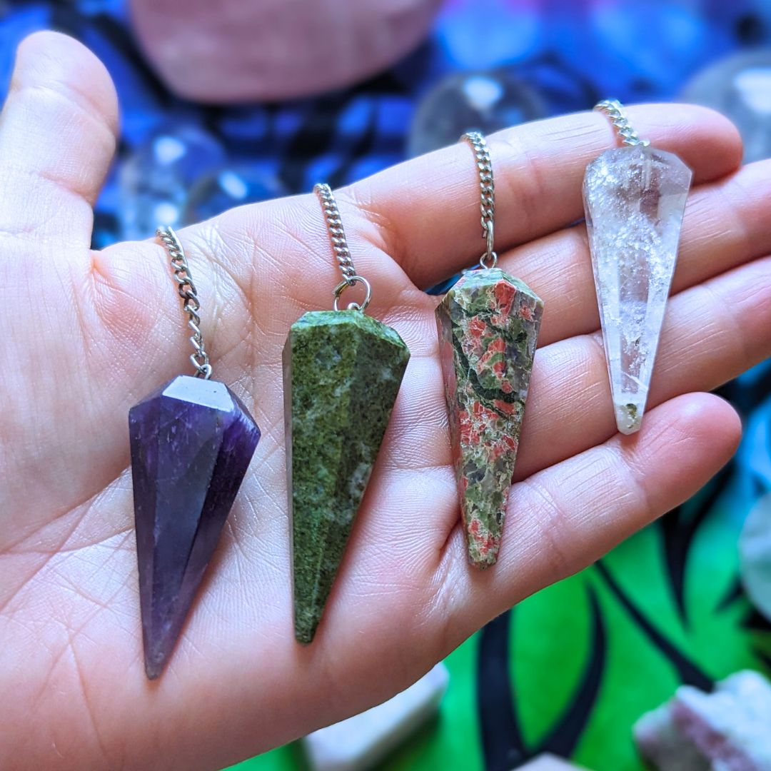 Clear Quartz Pendulum ~ Programmable to Attune with Higher Self