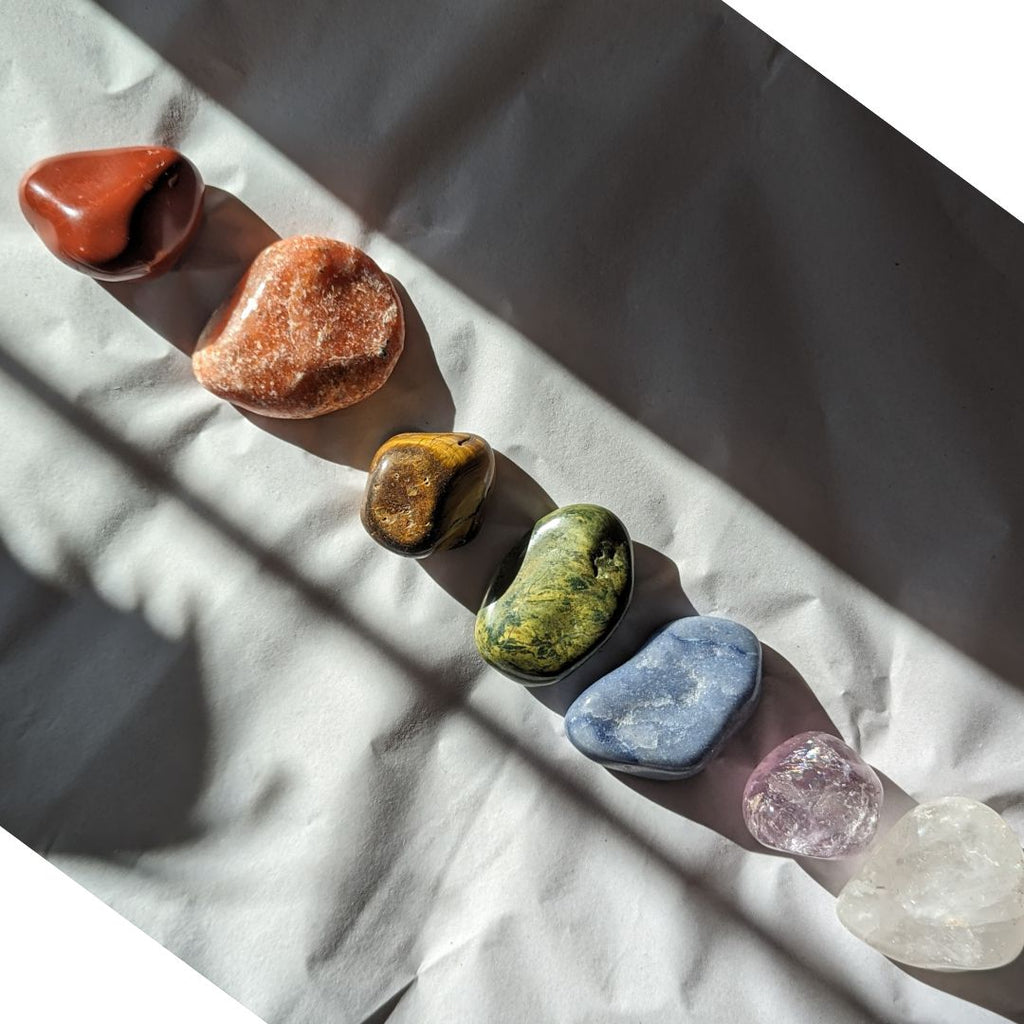 Chakra Sets ~ Tumbled and Polished Chakra Stones - Earth Family Crystals
