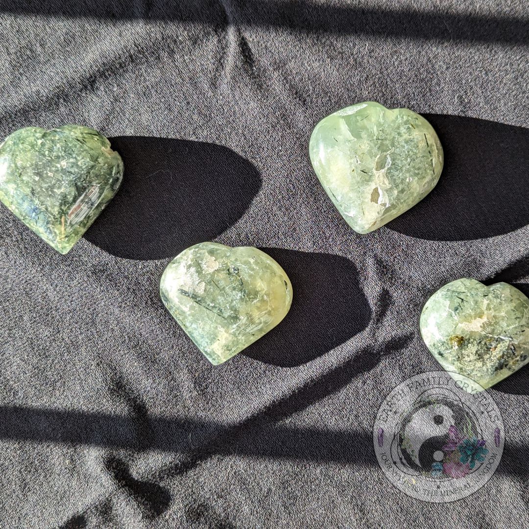 Gorgeous Green Prehnite ~ The Healer's Healing Stone ~ Soothe the Heart Chakra - Earth Family Crystals