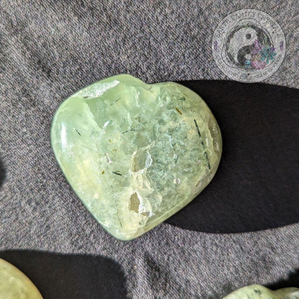 Gorgeous Green Prehnite ~ The Healer's Healing Stone ~ Soothe the Heart Chakra - Earth Family Crystals