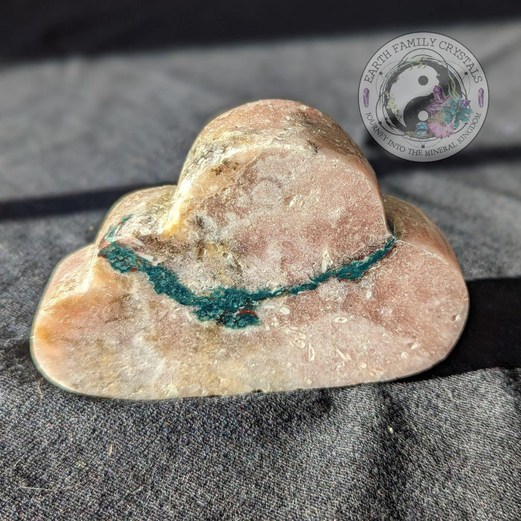 Dreamy Pink Amethyst Cloud with Chlorite Vein ~Sweet Dreams - Earth Family Crystals