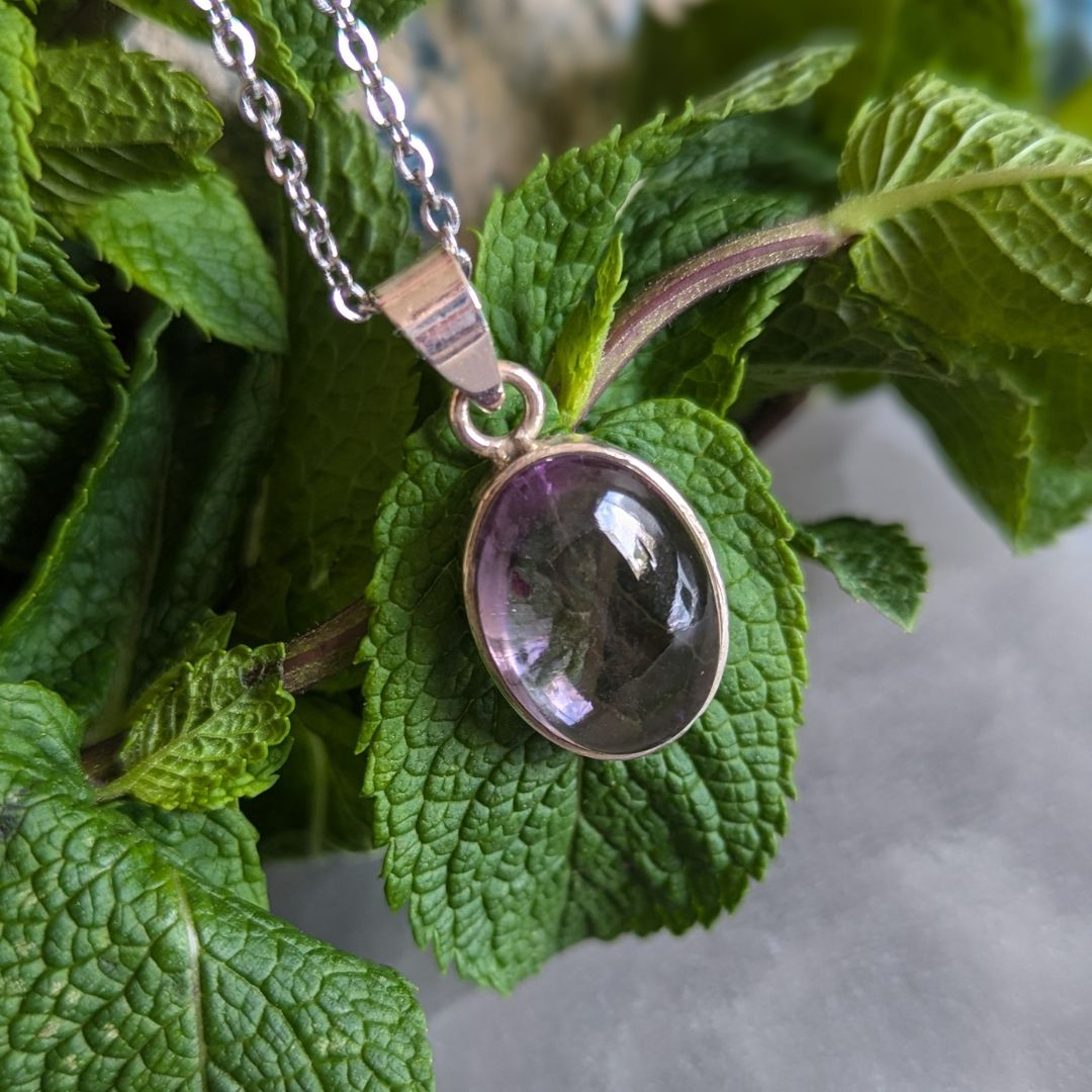 Ametrine Pendant in Sterling Silver ~ Includes Silver Chain