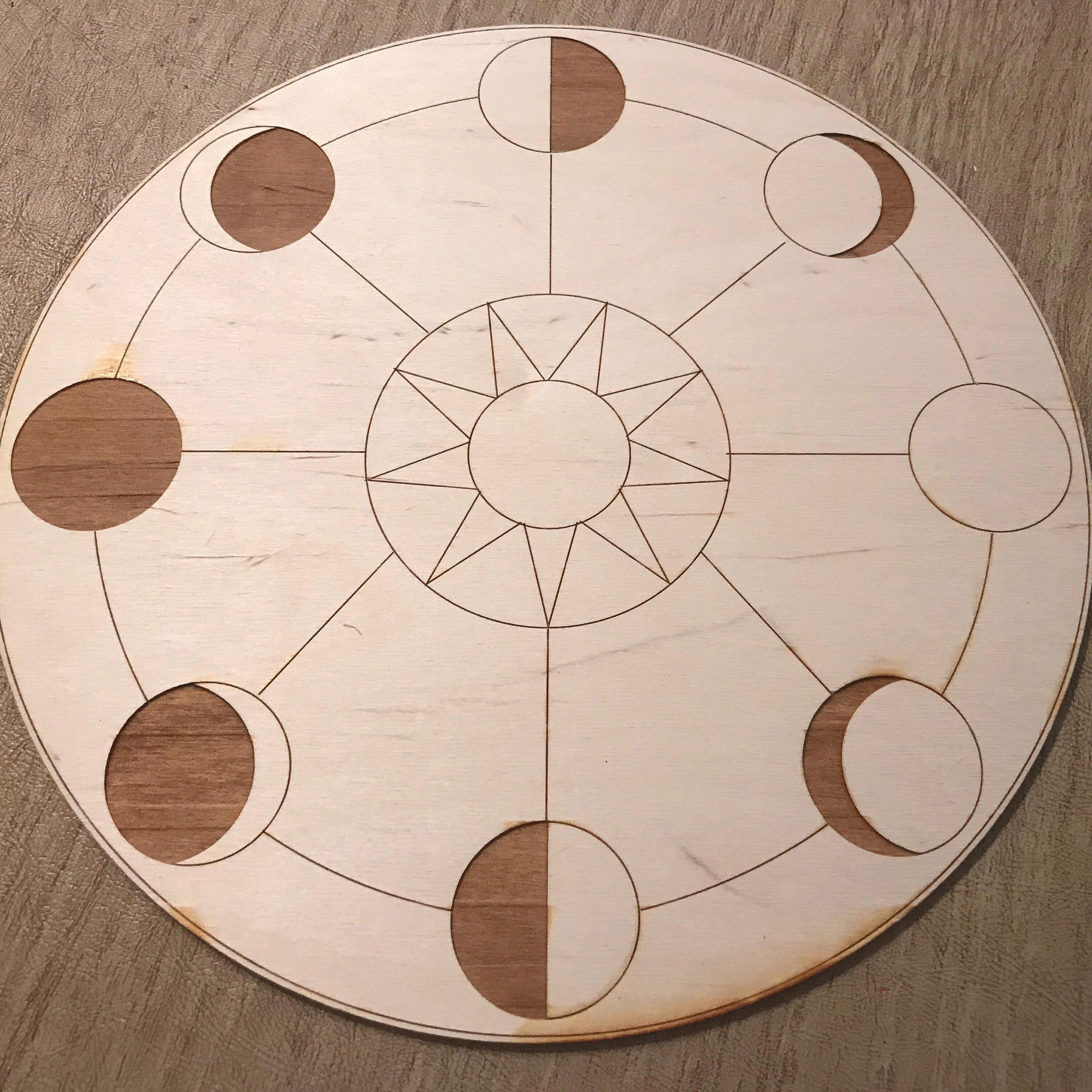 Moon Phase Sun Crystal Grid
