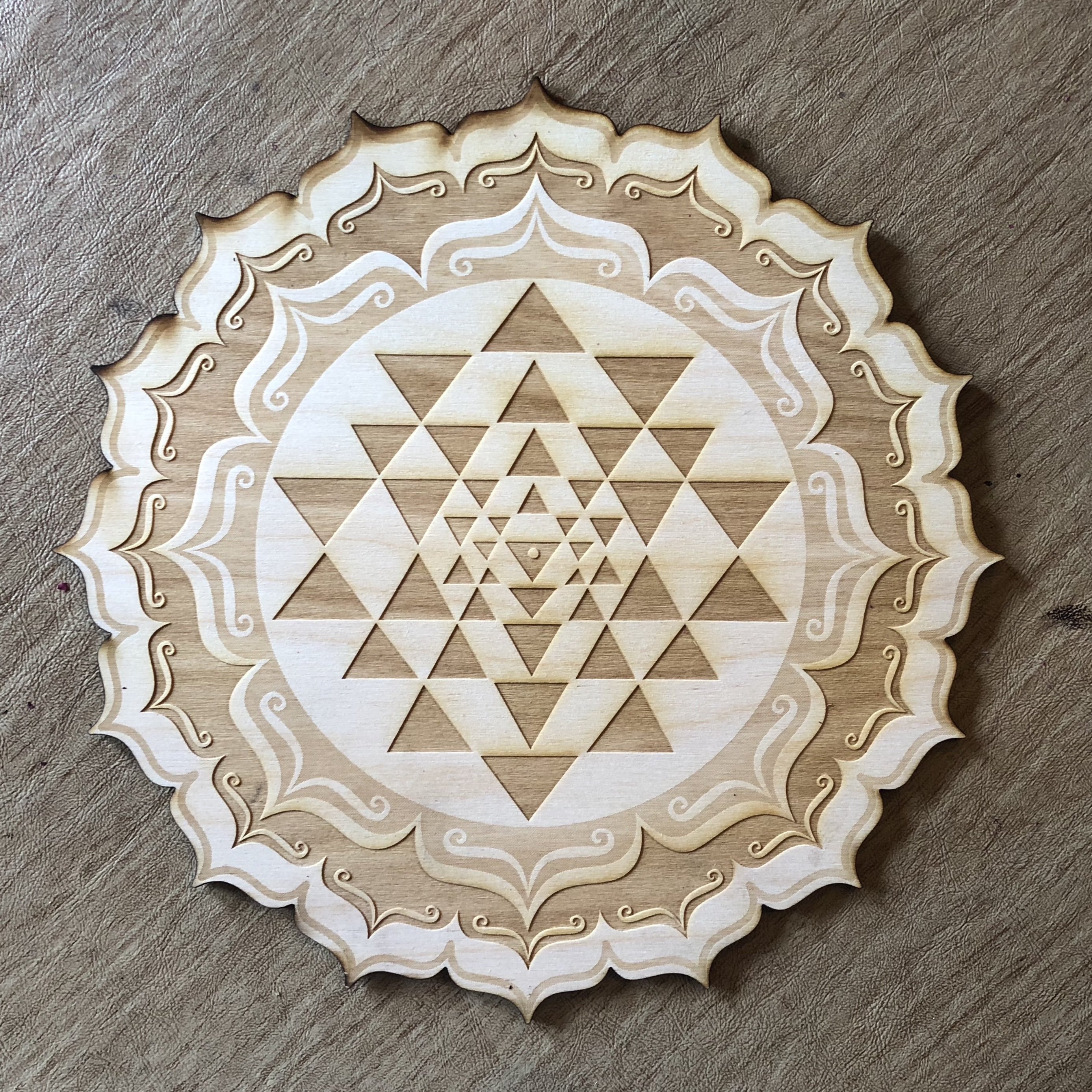 Sri Yantra Crystal Grid #2 - Earth Family Crystals