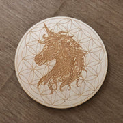 Unicorn Flower of Life Crystal Grid - Earth Family Crystals