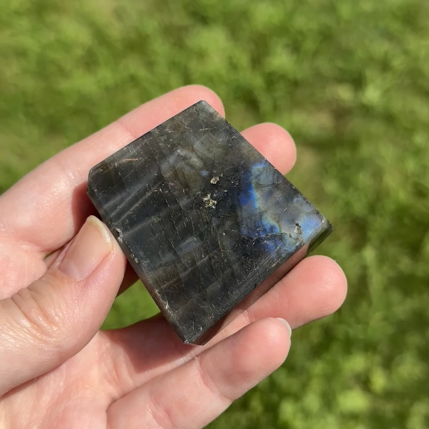 Load video: Larimar Free Form Carving (Small)