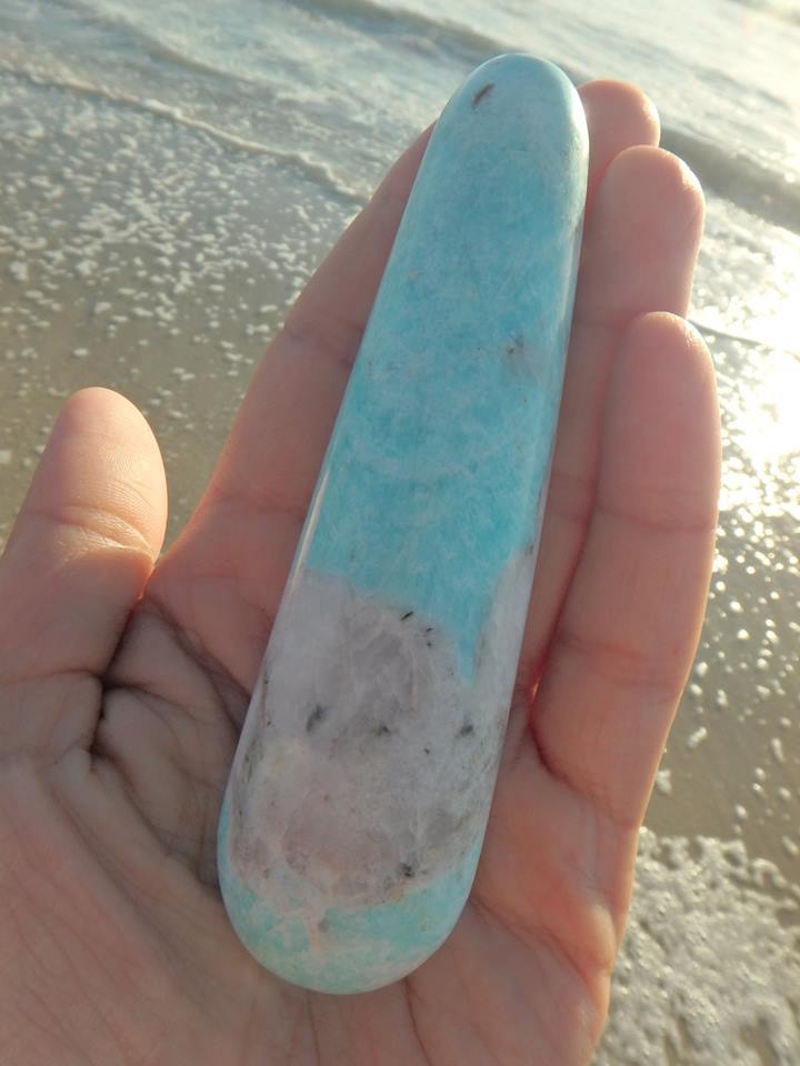 Private Listing for Amazonite wand - Earth Family Crystals