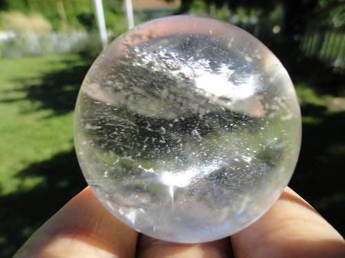 Clear Quartz Sphere - Earth Family Crystals