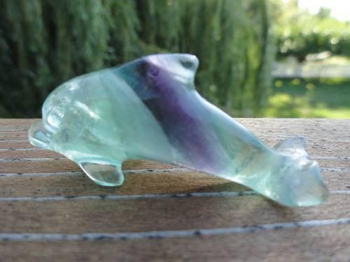 Fluorite Dolphin - Earth Family Crystals
