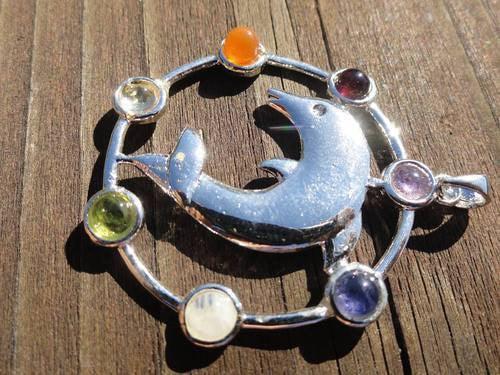 Dolphin Pendant - Earth Family Crystals
