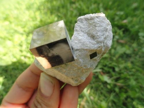 Pyrite Cube In Matrix - Earth Family Crystals