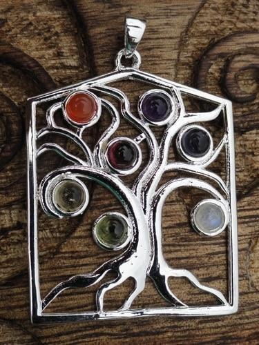 Tree of Life Pendant - Earth Family Crystals