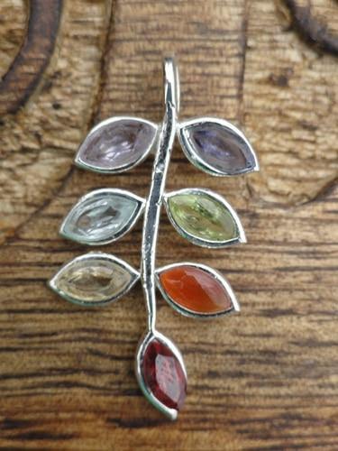 Leaf Pendant - Earth Family Crystals
