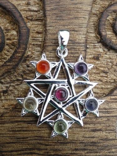 Universal Planet Star Pendant - Earth Family Crystals