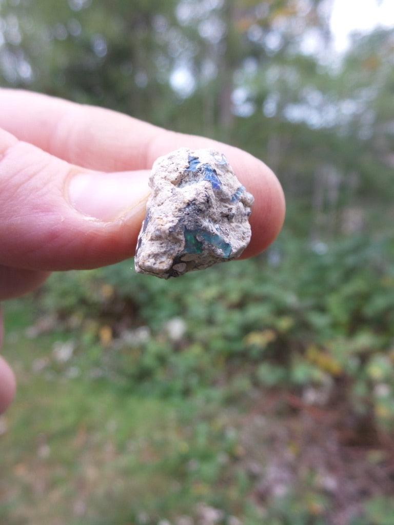Unpolished Brilliance! Ethiopian Opal Specimen - Earth Family Crystals