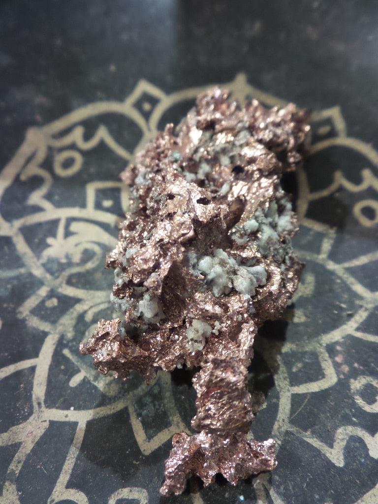 Glimmering  Raw Copper Specimen - Earth Family Crystals