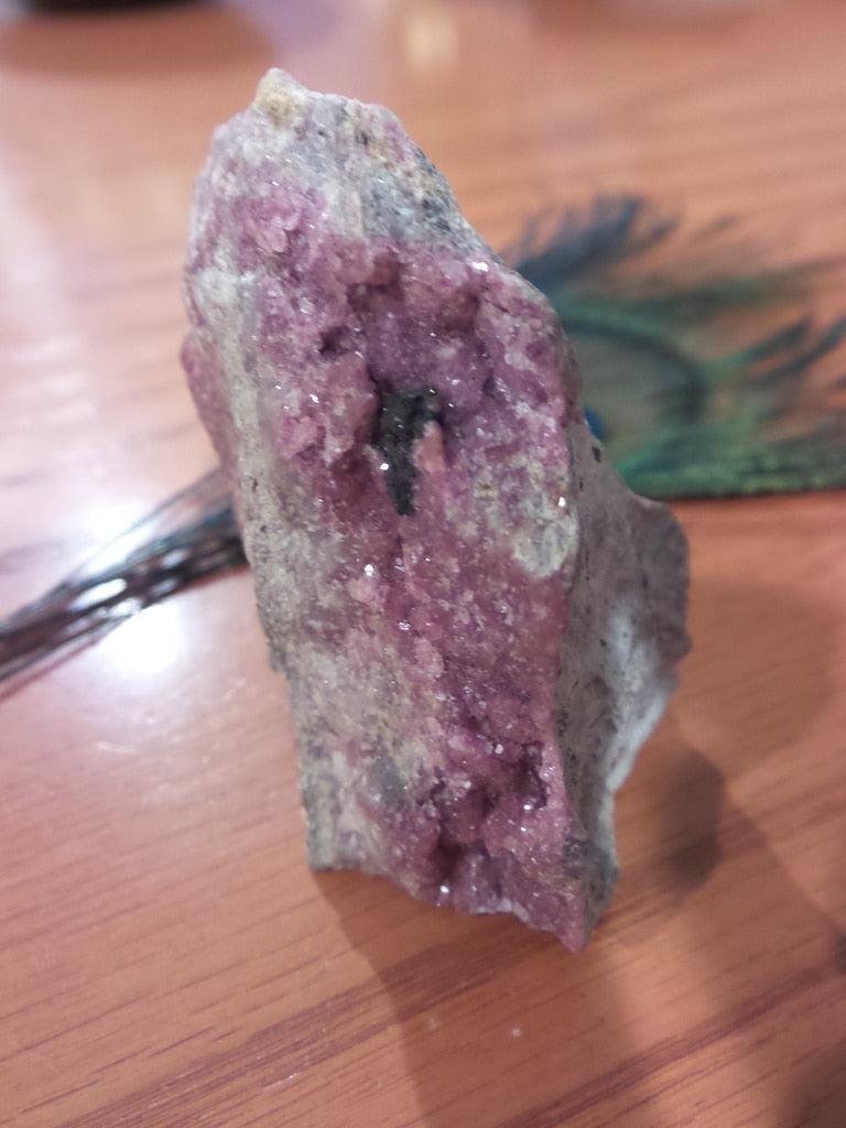 Fascinating Fuchsia Pink Cobaltine Calcite Specimen - Earth Family Crystals