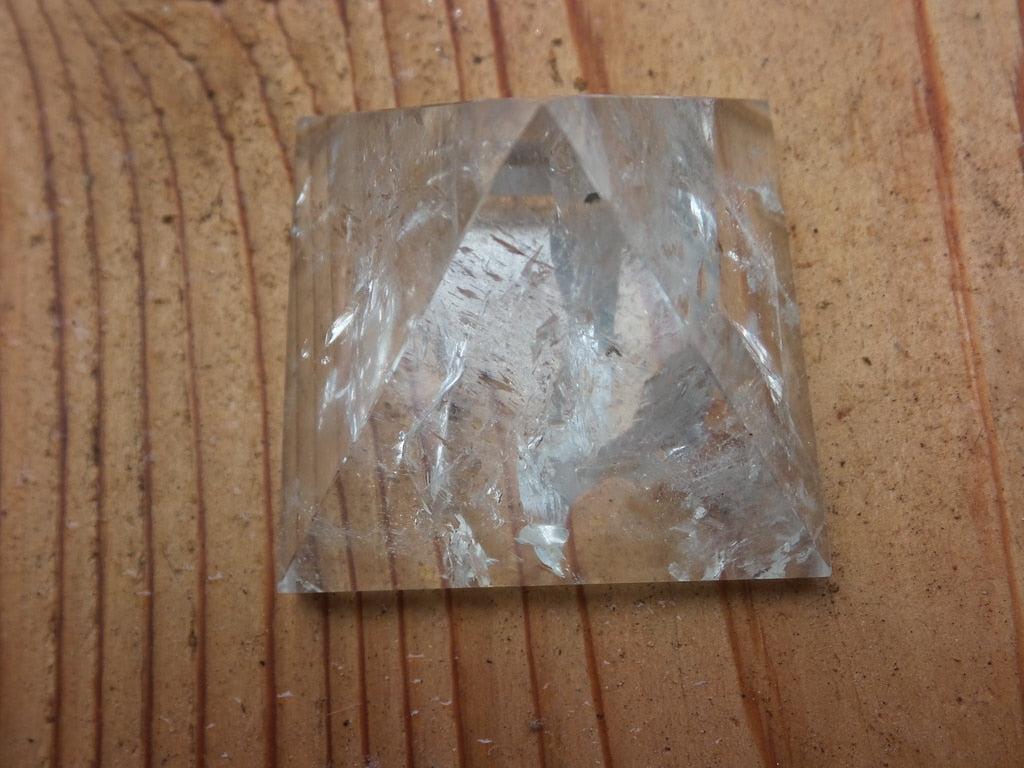 Light Beacon Large Clear Quartz Pyramid - Earth Family Crystals