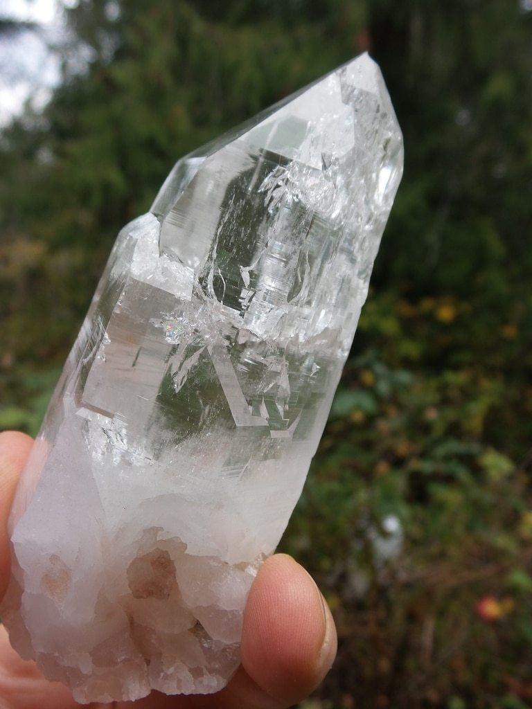 AA Grade~Super High Vibration Large Himalayan Quartz Point - Earth Family Crystals