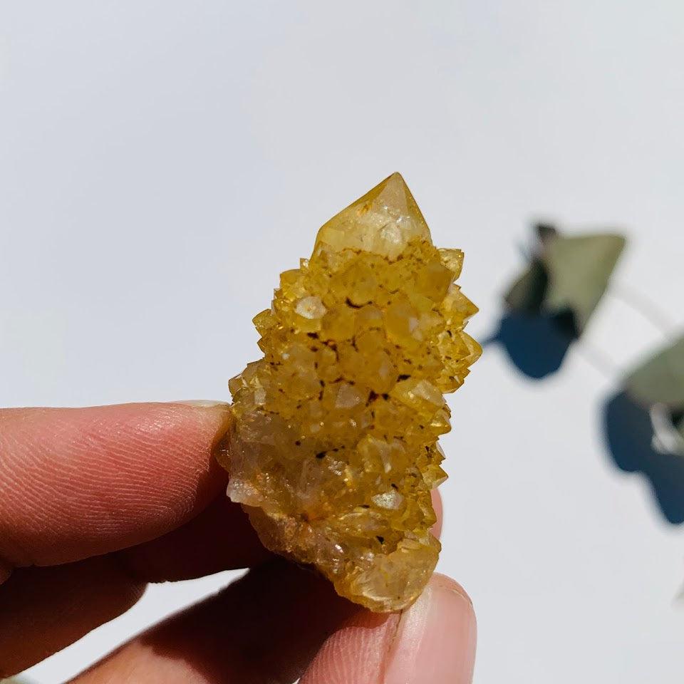 Natural Golden Citrine Spirit Quartz Specimen From South Africa #2 - Earth Family Crystals