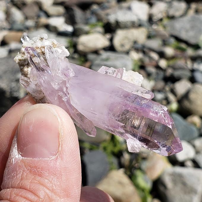 Brilliant Lavender Vera Cruz Amethyst Cluster & Druzy Rock Matrix - Earth Family Crystals