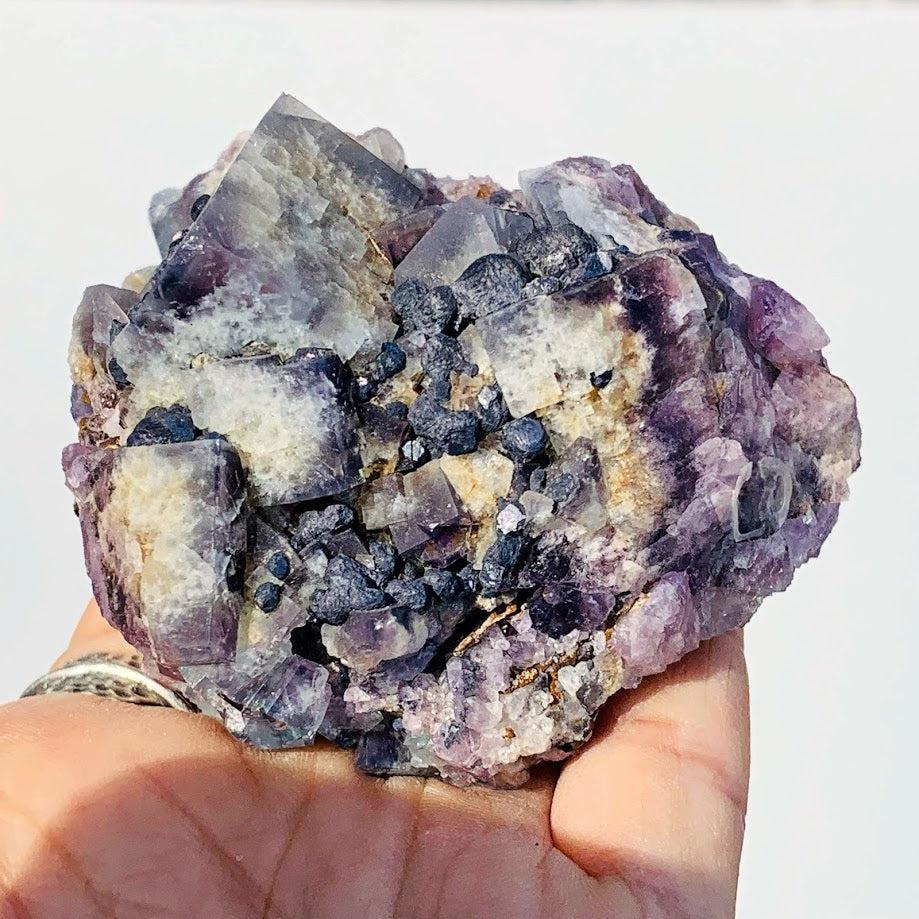 Famous Locality~Rogerley Mine Large Fluorite Cluster From Frosterley, England #1 - Earth Family Crystals