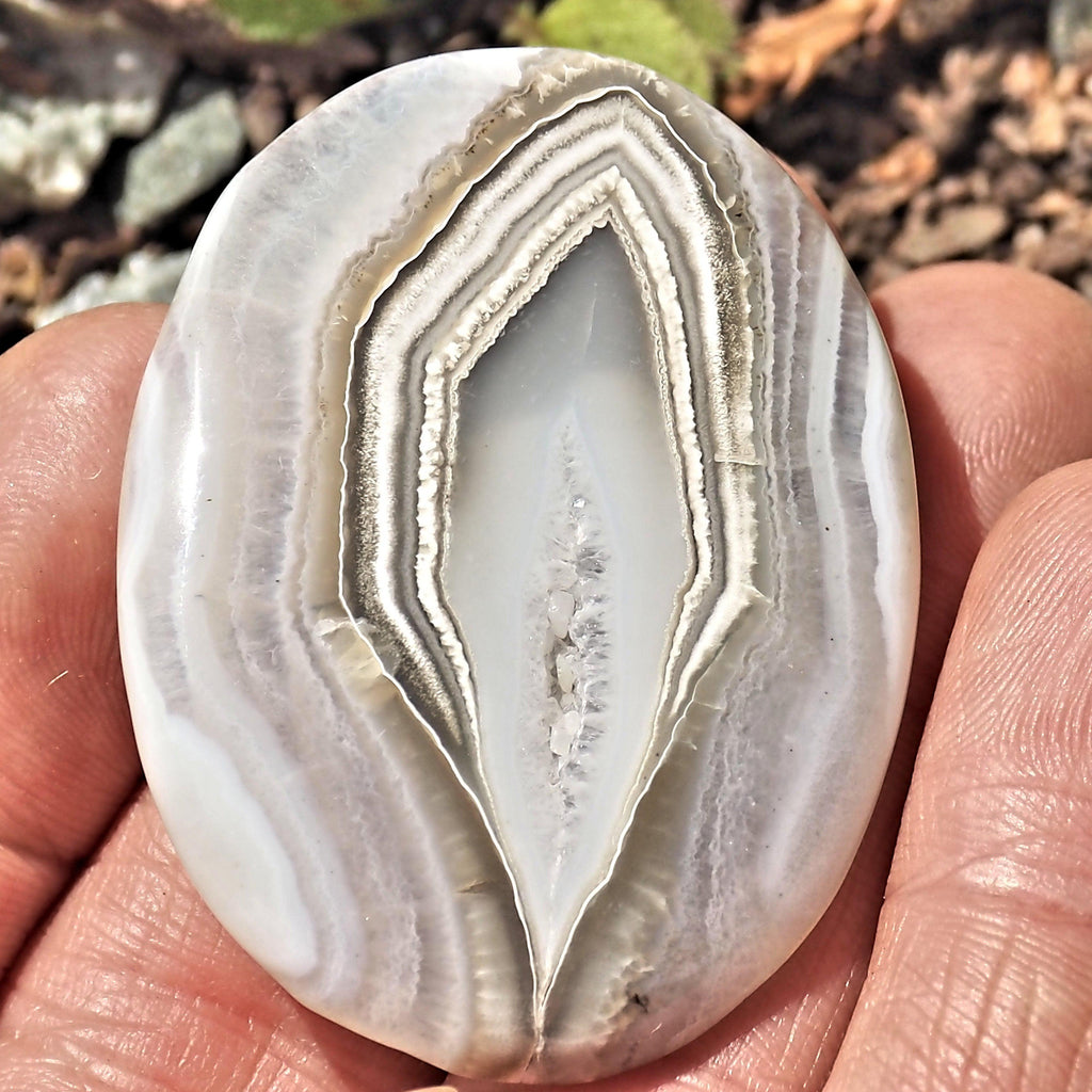 Creamy Swirls Agate Cabochon Ideal for Crafting - Earth Family Crystals