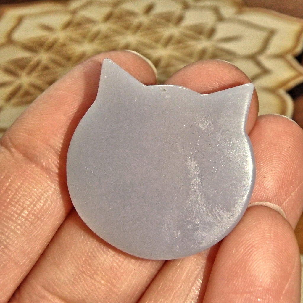 Cat Lovers Agate Druzy Quartz Carving~Ideal for Crafting - Earth Family Crystals