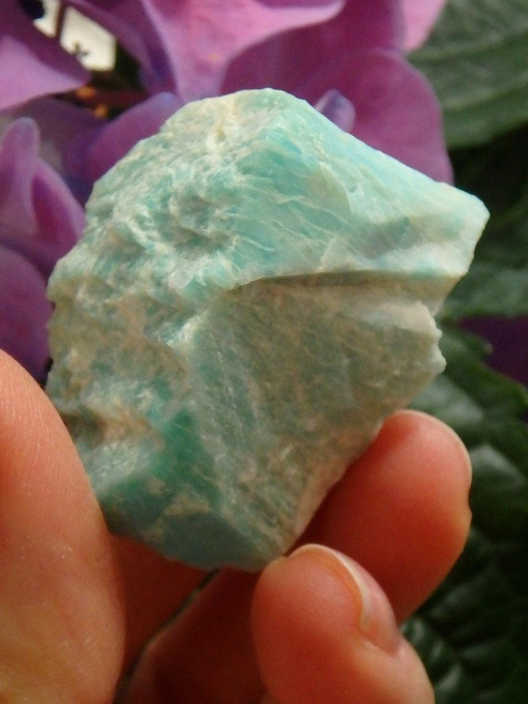 Raw & Natural Amazonite Chunk Specimen - Earth Family Crystals