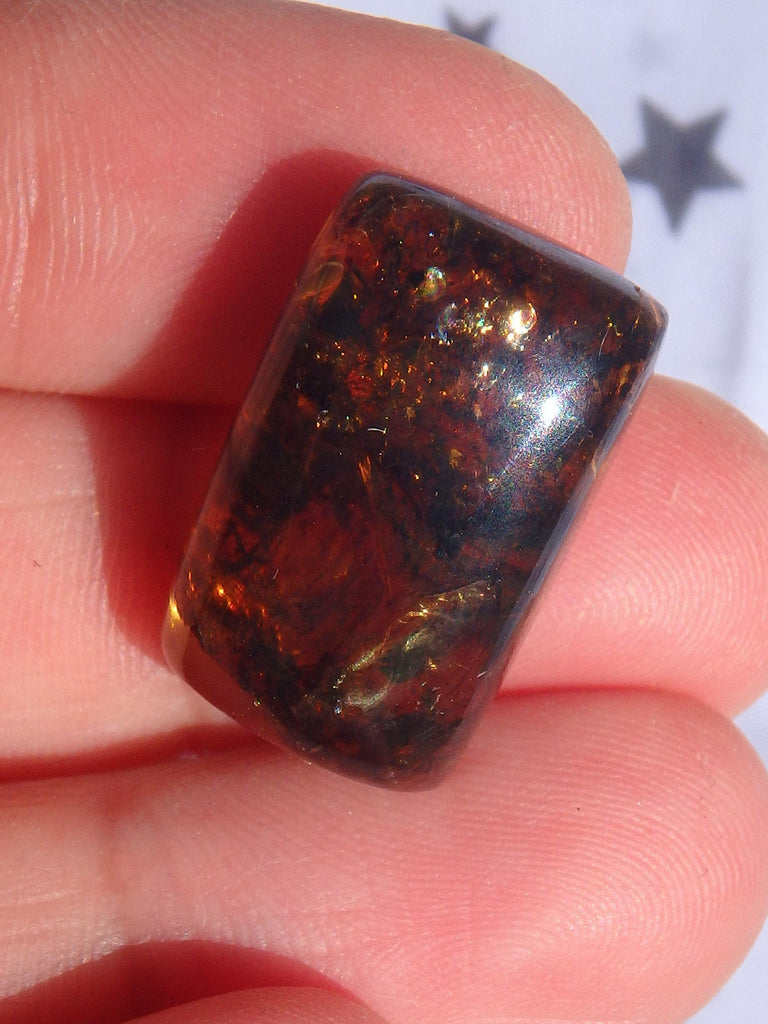 Beautiful Golden Amber Cabochon From Mexico~Ideal For Jewellery Making 4 - Earth Family Crystals