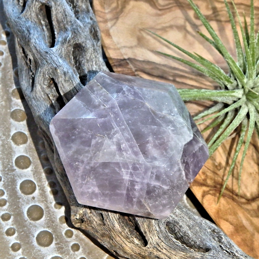 Supernova Purple Amethyst Pocket Stone Carving 3 - Earth Family Crystals