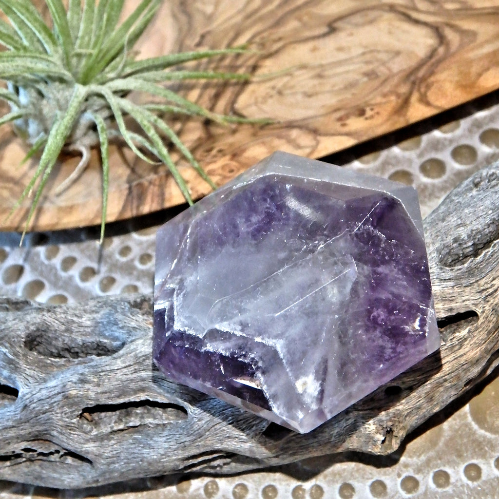 Supernova Purple Amethyst Pocket Stone Carving 1 - Earth Family Crystals