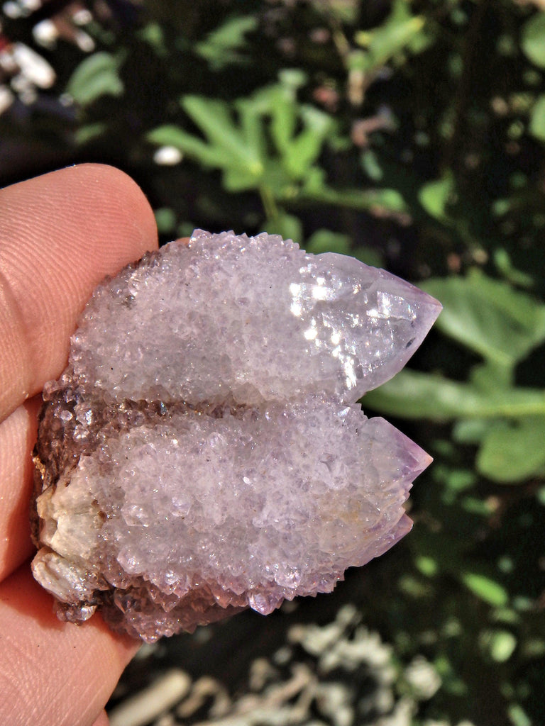 Uplifting Sparkle Amethyst Spirit Quartz Cluster From South Africa 1 - Earth Family Crystals