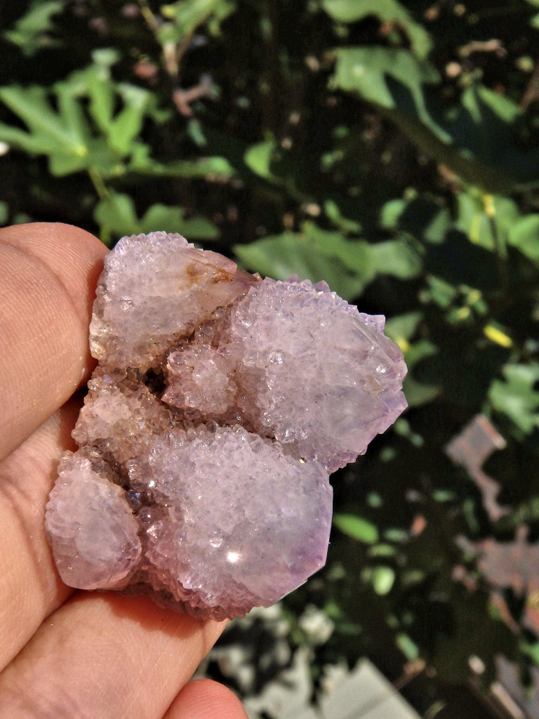 Uplifting Sparkle Amethyst Spirit Quartz Cluster From South Africa 1 - Earth Family Crystals