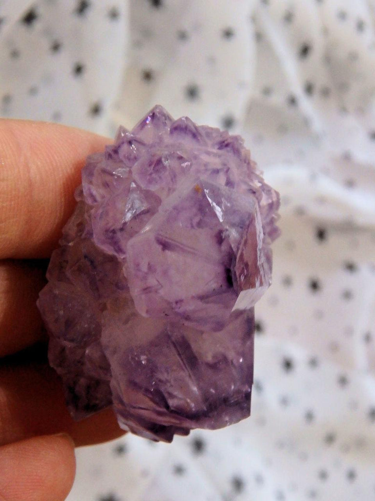 Lovely Sweet Purple Amethyst Spirit Quartz Button Cluster - Earth Family Crystals